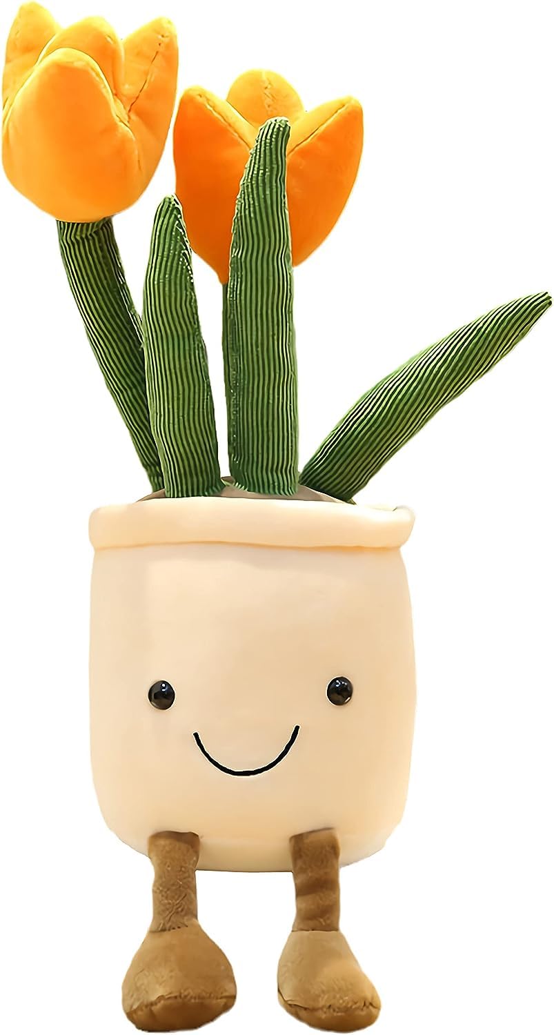 Amazon.com: Orange Tulip Plush Toy - 13.7